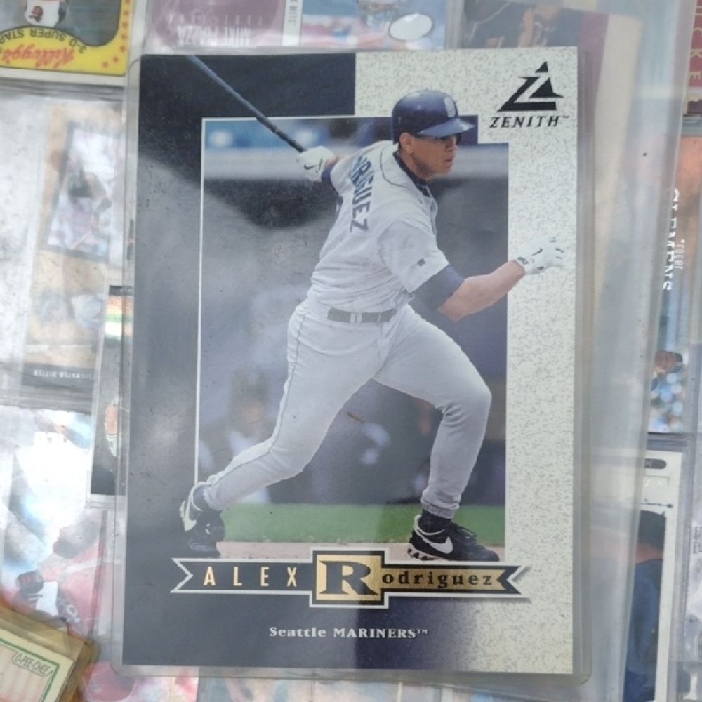 Zenith Alex Rodriguez Baseball Card - Black and White 5x8"